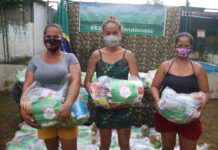 Prefeitura entrega cestas básicas para alunos da zona rodoviária, em parceria com Exército