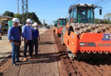 Governador Wilson Lima vistoria obras de reforma e modernização da AM-010