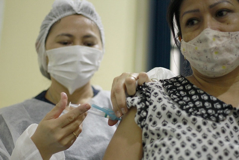 Mutirão de vacinação. Foto: Altemar Alcantara