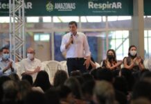 Governador Wilson Lima acompanha último treinamento para entrega dos cartões do Auxílio Estadual permanente