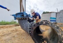 Nova estação elevatória de água vai melhorar o abastecimento de 40 mil moradores da zona Norte de Manaus