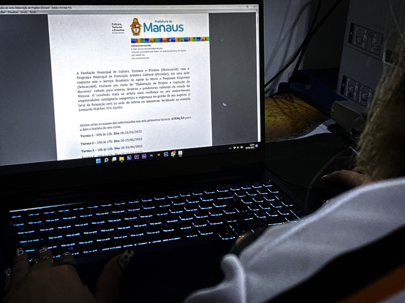 Cadastramento de artista