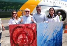 Presidente Lula chega em Parintins para a inauguração do programa ‘Luz para Todos’
