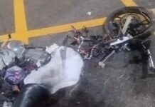 Imprudência: motorista dirige em alta velocidade na Constantino Nery e causa grave acidente