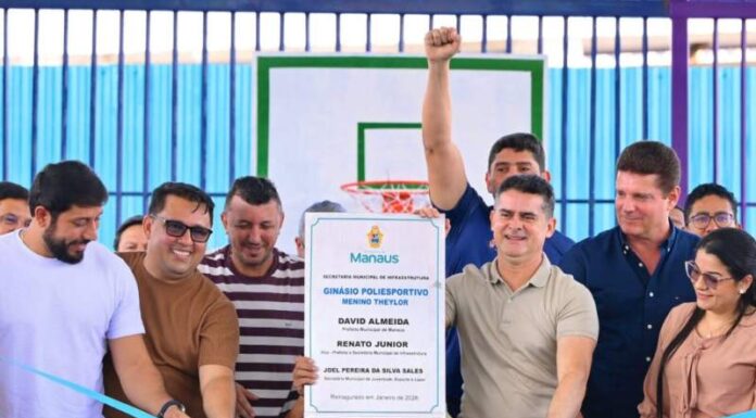 Manaus recebe novo ginásio poliesportivo Menino Theylor no Mauazinho
